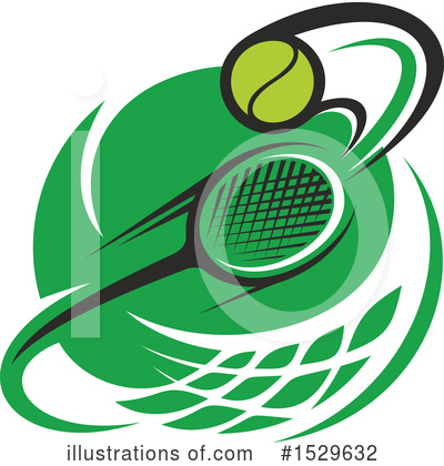 Royalty-Free (RF) Tennis Clipart Illustration by Vector Tradition SM - Stock Sample #1529632