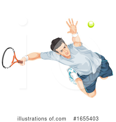 Royalty-Free (RF) Tennis Clipart Illustration by Morphart Creations - Stock Sample #1655403