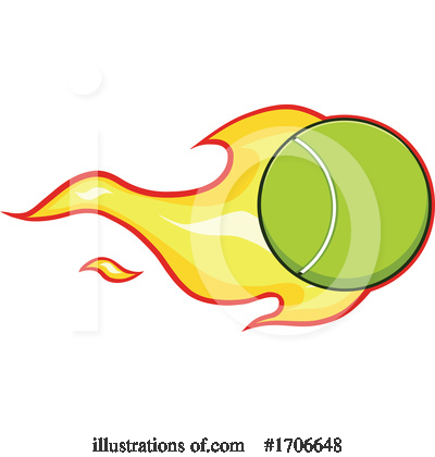 Tennis Clipart #1706648 by Hit Toon