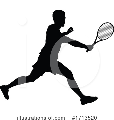 Royalty-Free (RF) Tennis Clipart Illustration by AtStockIllustration - Stock Sample #1713520