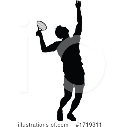 Royalty-Free (RF) Tennis Clipart Illustration by AtStockIllustration - Stock Sample #1719311