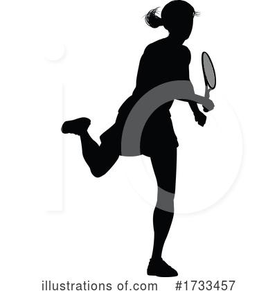 Royalty-Free (RF) Tennis Clipart Illustration by AtStockIllustration - Stock Sample #1733457