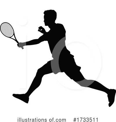 Royalty-Free (RF) Tennis Clipart Illustration by AtStockIllustration - Stock Sample #1733511