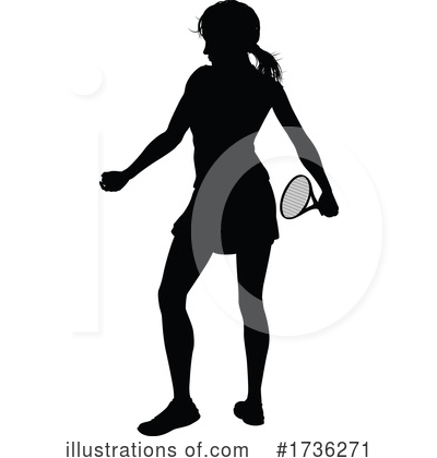 Royalty-Free (RF) Tennis Clipart Illustration by AtStockIllustration - Stock Sample #1736271
