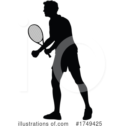 Royalty-Free (RF) Tennis Clipart Illustration by AtStockIllustration - Stock Sample #1749425