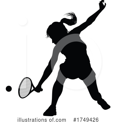 Royalty-Free (RF) Tennis Clipart Illustration by AtStockIllustration - Stock Sample #1749426