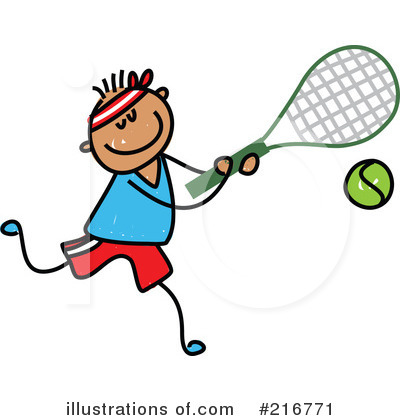 Royalty-Free (RF) Tennis Clipart Illustration by Prawny - Stock Sample #216771