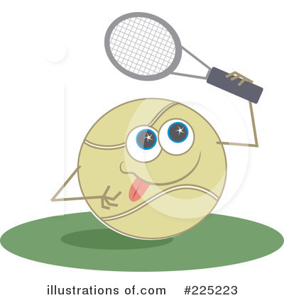 Royalty-Free (RF) Tennis Clipart Illustration by Prawny - Stock Sample #225223