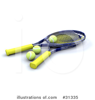 Royalty-Free (RF) Tennis Clipart Illustration by KJ Pargeter - Stock Sample #31335