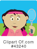 Tennis Clipart #43240 by Dennis Holmes Designs