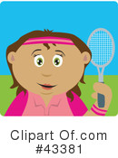 Tennis Clipart #43381 by Dennis Holmes Designs