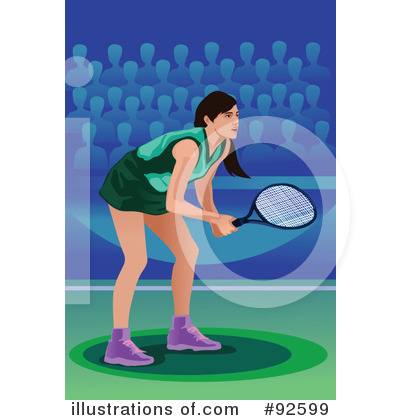 Royalty-Free (RF) Tennis Clipart Illustration by mayawizard101 - Stock Sample #92599