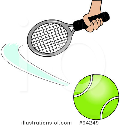 Royalty-Free (RF) Tennis Clipart Illustration by Pams Clipart - Stock Sample #94249