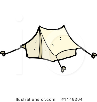 Royalty-Free (RF) Tent Clipart Illustration by lineartestpilot - Stock Sample #1148264