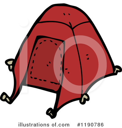 Royalty-Free (RF) Tent Clipart Illustration by lineartestpilot - Stock Sample #1190786