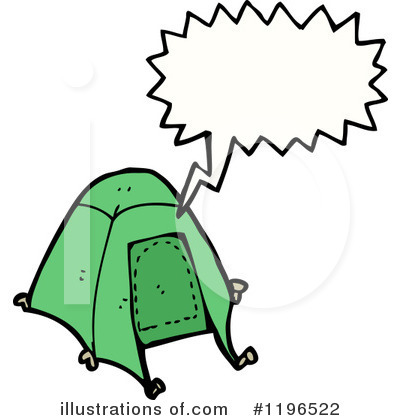 Royalty-Free (RF) Tent Clipart Illustration by lineartestpilot - Stock Sample #1196522