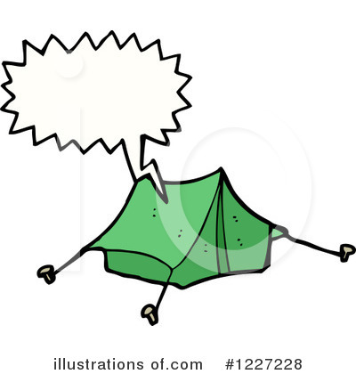 Royalty-Free (RF) Tent Clipart Illustration by lineartestpilot - Stock Sample #1227228