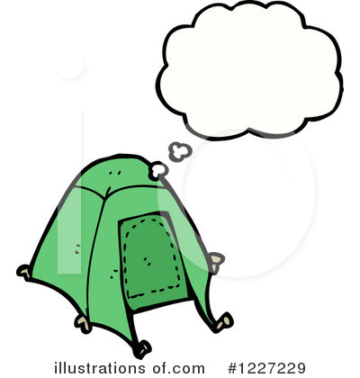 Royalty-Free (RF) Tent Clipart Illustration by lineartestpilot - Stock Sample #1227229