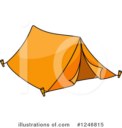 Royalty-Free (RF) Tent Clipart Illustration by Vector Tradition SM - Stock Sample #1246815