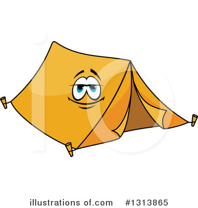 Royalty-Free (RF) Tent Clipart Illustration by Vector Tradition SM - Stock Sample #1313865