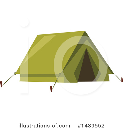 Royalty-Free (RF) Tent Clipart Illustration by Vector Tradition SM - Stock Sample #1439552