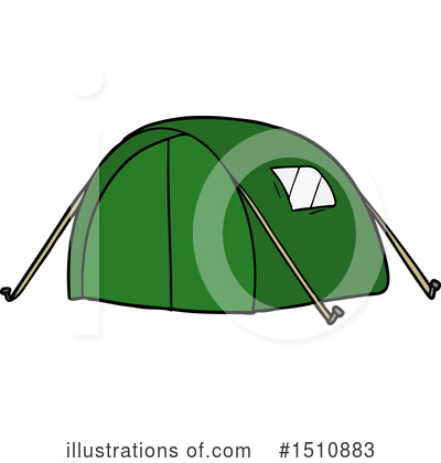 Royalty-Free (RF) Tent Clipart Illustration by lineartestpilot - Stock Sample #1510883