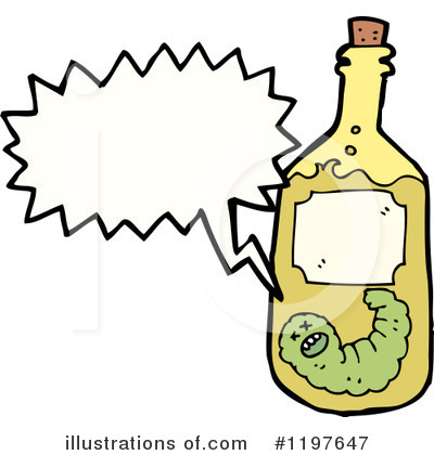 Royalty-Free (RF) Tequilla Worm Clipart Illustration by lineartestpilot - Stock Sample #1197647