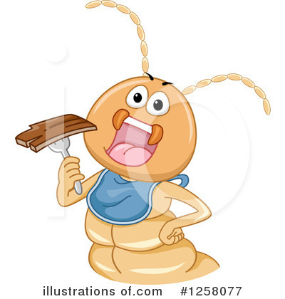 Royalty-Free (RF) Termite Clipart Illustration by BNP Design Studio - Stock Sample #1258077