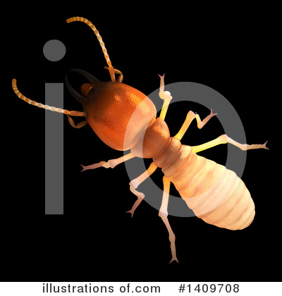 Royalty-Free (RF) Termite Clipart Illustration by Leo Blanchette - Stock Sample #1409708