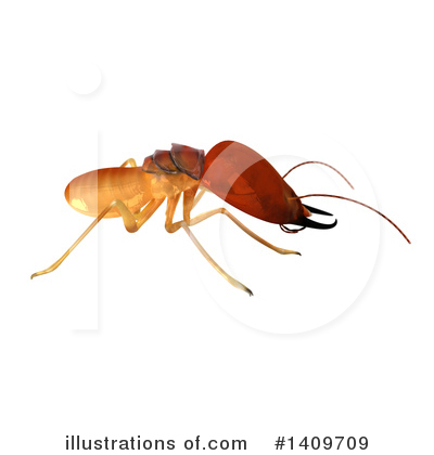 Royalty-Free (RF) Termite Clipart Illustration by Leo Blanchette - Stock Sample #1409709