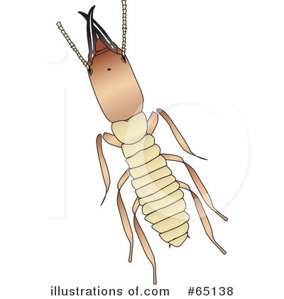 Royalty-Free (RF) Termite Clipart Illustration by Dennis Holmes Designs - Stock Sample #65138