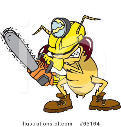 Royalty-Free (RF) Termite Clipart Illustration by Dennis Holmes Designs - Stock Sample #65164
