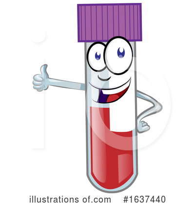 Royalty-Free (RF) Test Tube Clipart Illustration by Domenico Condello - Stock Sample #1637440