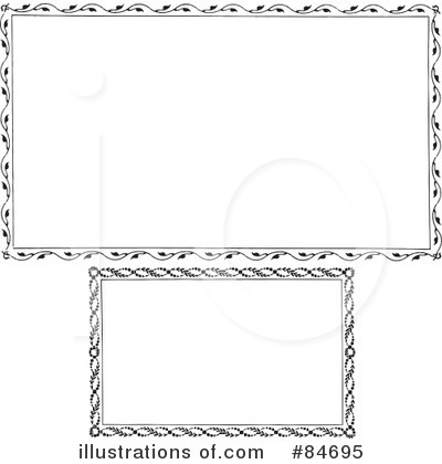 Royalty-Free (RF) Text Box Clipart Illustration by BestVector - Stock Sample #84695