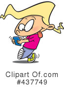 Texting Clipart #437749 by toonaday