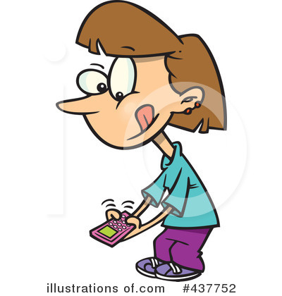 Texting Clipart #437752 by toonaday