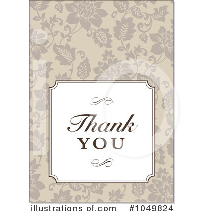 Royalty-Free (RF) Thank You Clipart Illustration by BestVector - Stock Sample #1049824