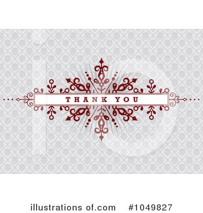Royalty-Free (RF) Thank You Clipart Illustration by BestVector - Stock Sample #1049827