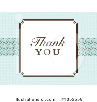 Royalty-Free (RF) Thank You Clipart Illustration by BestVector - Stock Sample #1052558