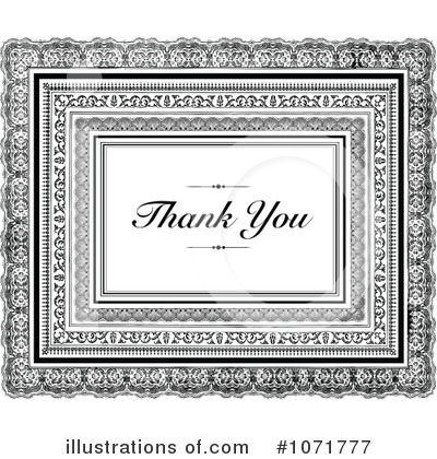 Royalty-Free (RF) Thank You Clipart Illustration by BestVector - Stock Sample #1071777