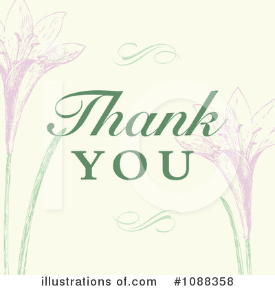 Royalty-Free (RF) Thank You Clipart Illustration by BestVector - Stock Sample #1088358
