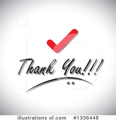 Royalty-Free (RF) Thank You Clipart Illustration by ColorMagic - Stock Sample #1336448
