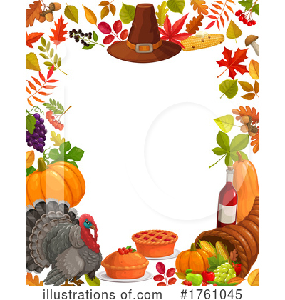 Turkey Clipart #1761045 by Vector Tradition SM