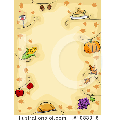 Royalty-Free (RF) Thanksgiving Clipart Illustration by BNP Design Studio - Stock Sample #1083916