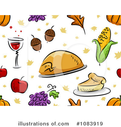 Royalty-Free (RF) Thanksgiving Clipart Illustration by BNP Design Studio - Stock Sample #1083919