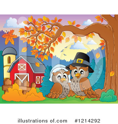 Royalty-Free (RF) Thanksgiving Clipart Illustration by visekart - Stock Sample #1214292