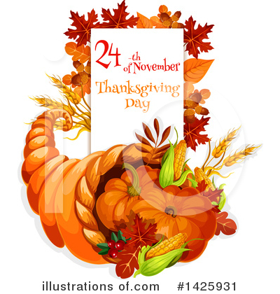 Royalty-Free (RF) Thanksgiving Clipart Illustration by Vector Tradition SM - Stock Sample #1425931