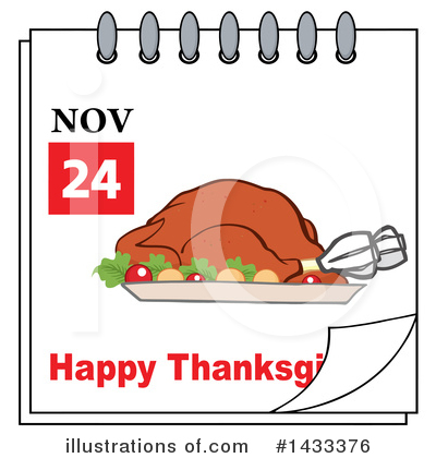 Roasted Turkey Clipart #1433376 by Hit Toon