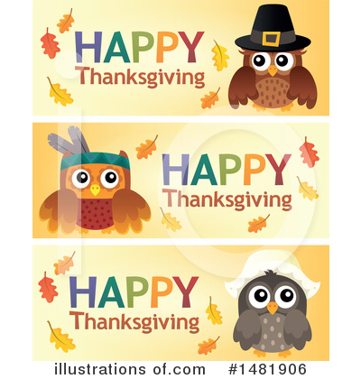 Royalty-Free (RF) Thanksgiving Clipart Illustration by visekart - Stock Sample #1481906