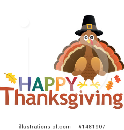 Royalty-Free (RF) Thanksgiving Clipart Illustration by visekart - Stock Sample #1481907